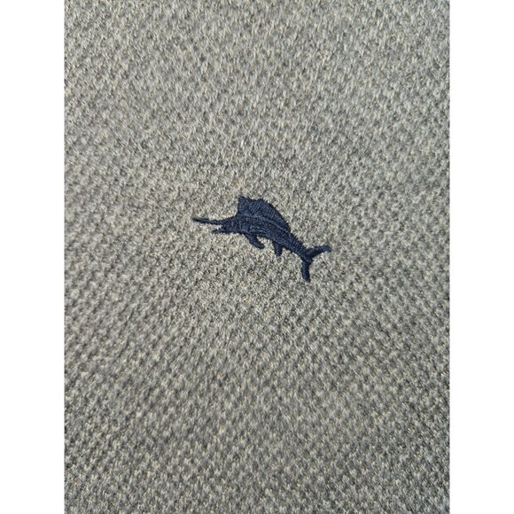 Tommy Bahama Gray Mens Half-Zip Sweater XXXL Cotton/Cashmere/Silk - Picture 8 of 9